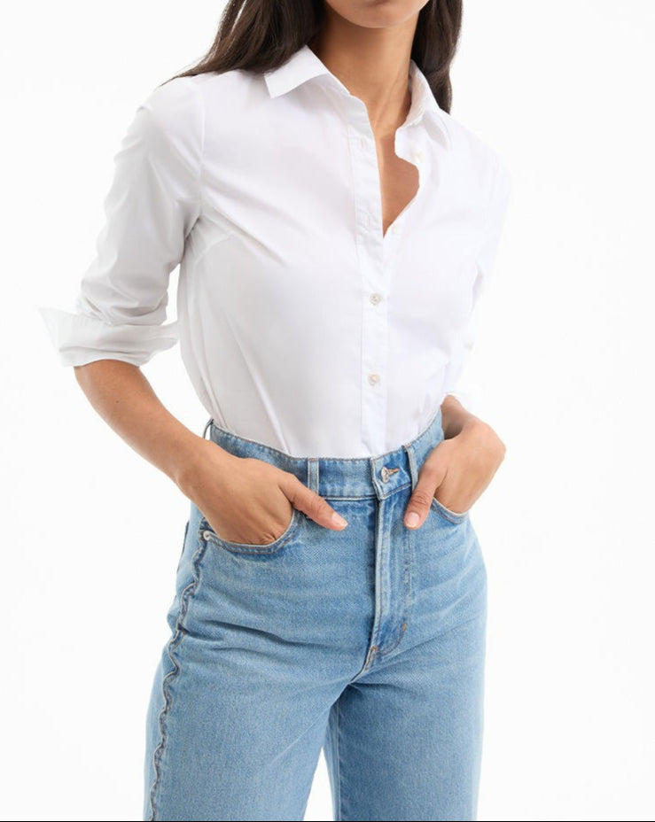Veronica Beard Marisol Shirt in White