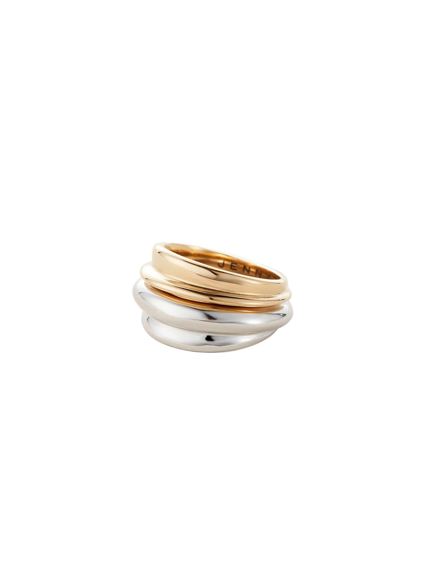 Jenny Bird Lennon Ring Set in Two-Tone