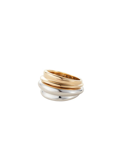 Jenny Bird Lennon Ring Set in Two-Tone