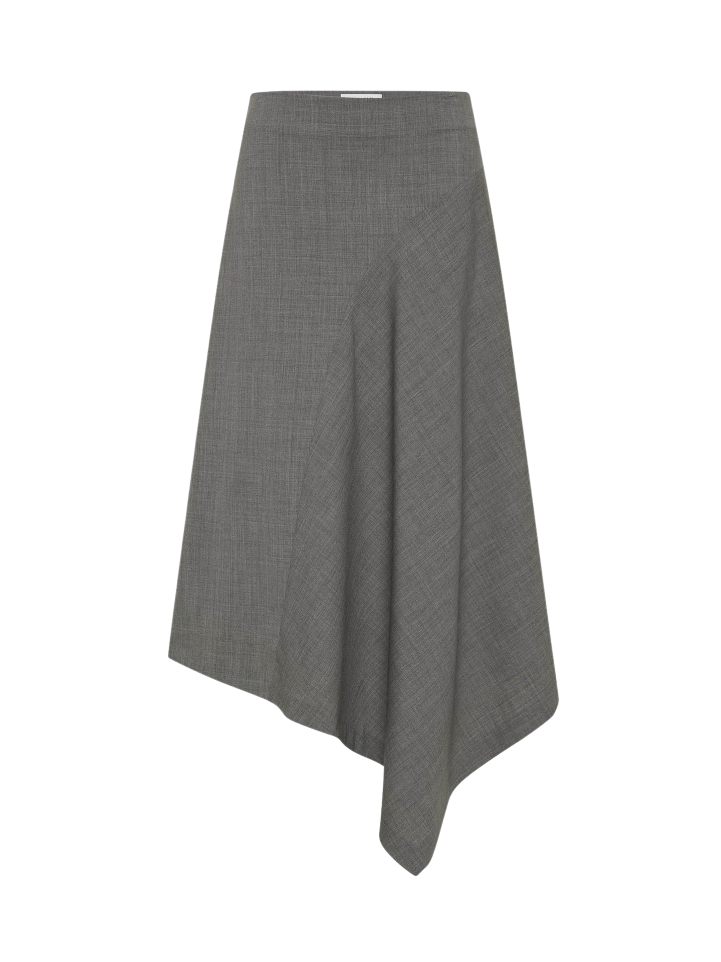 St. Agni Wool Asymm Skirt in Pumice