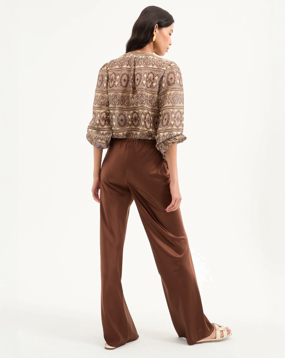 Veronica Beard Billie Pant in Light Chicory