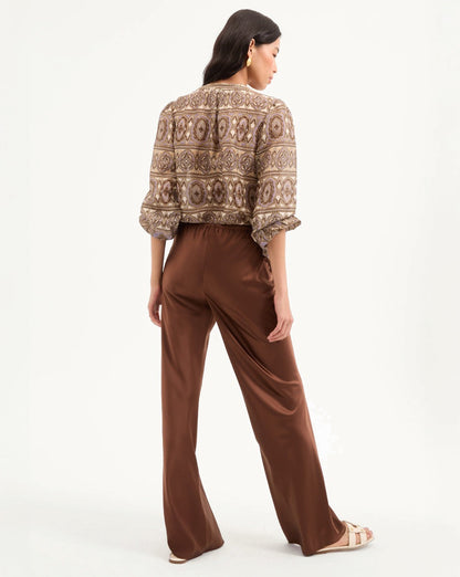 Veronica Beard Billie Pant in Light Chicory