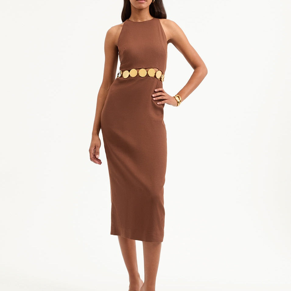 Veronica Beard Isla Dress in Light Chicory