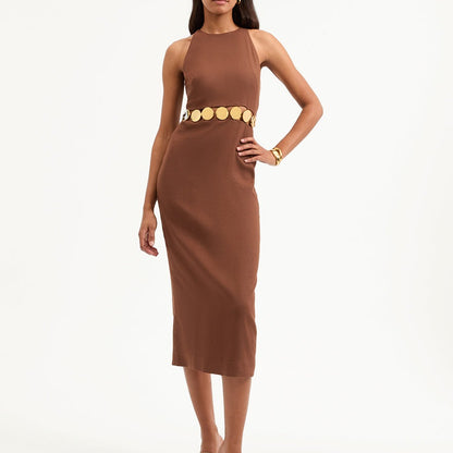 Veronica Beard Isla Dress in Light Chicory