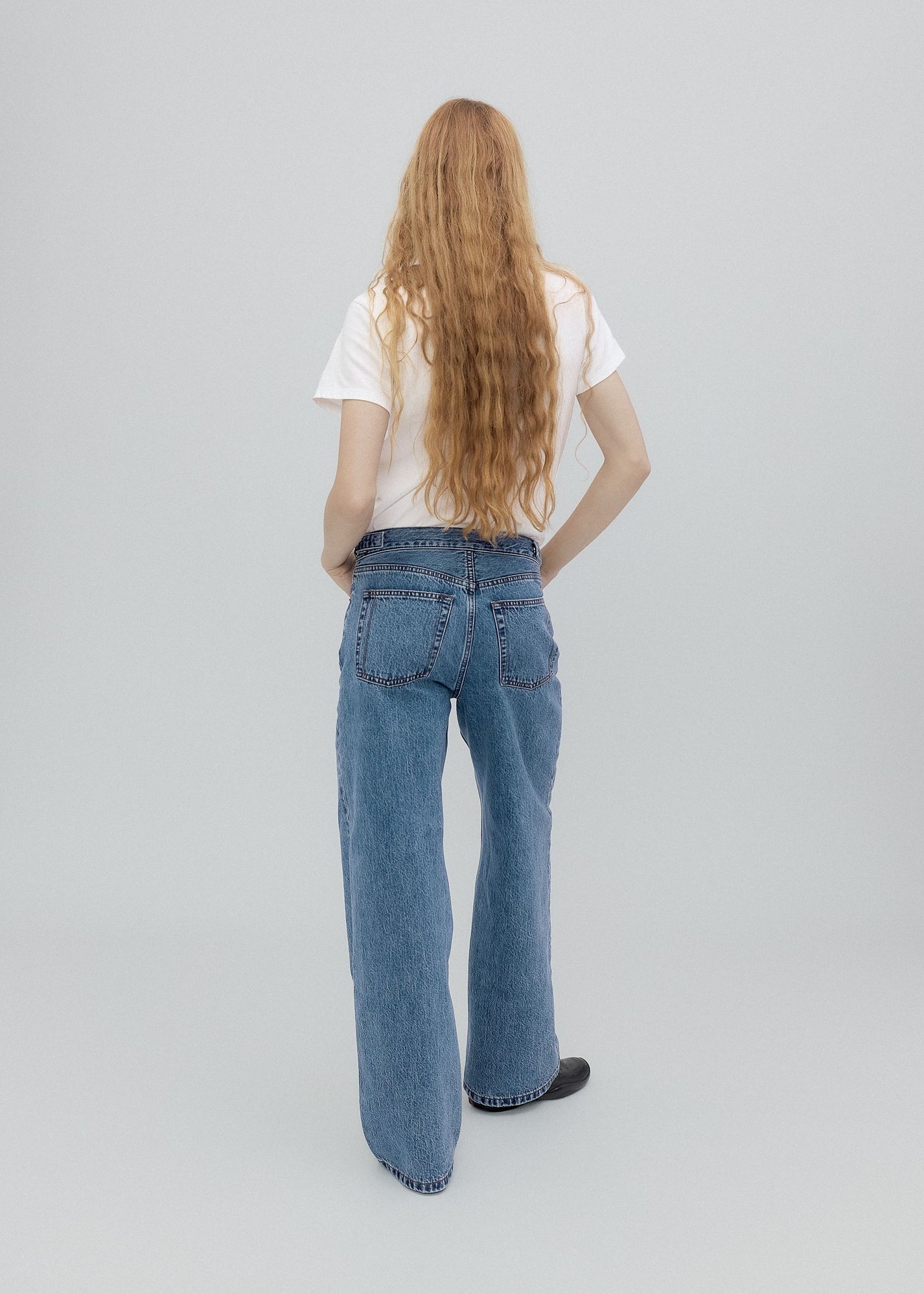 Still Here Buckle Jean in Classic Blue