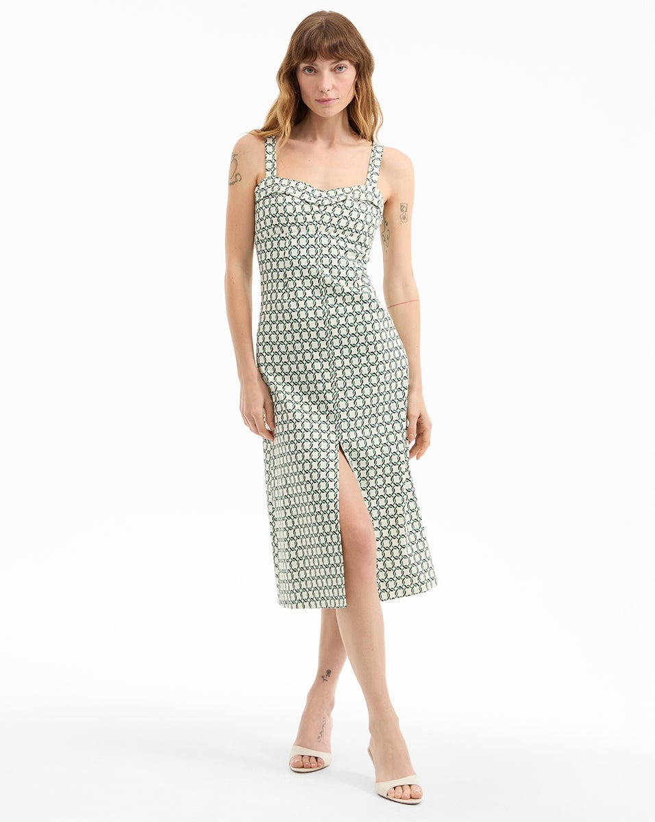 Veronica Beard Colleen Stretch-Linen Mini Dress in Dove Multi – Leigh's of  Breton Village