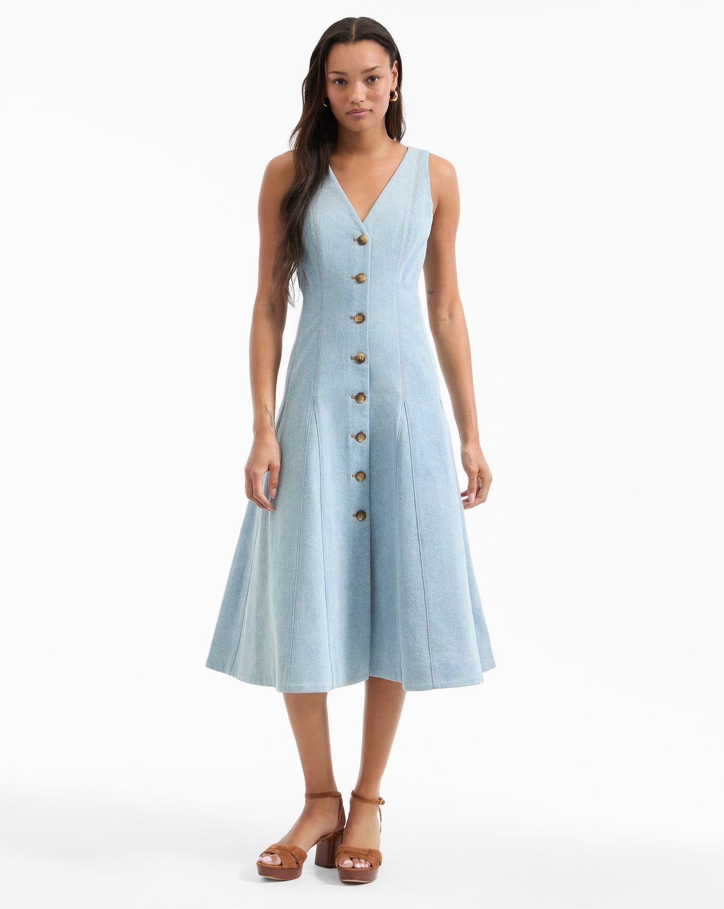 Veronica Beard Lou Dress in Blue Mirage