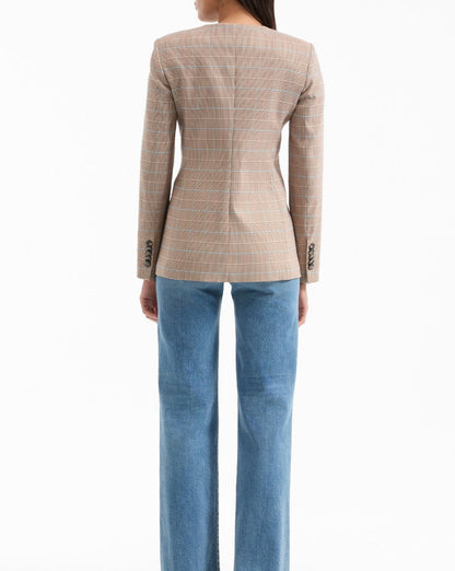 Veronica Beard Orrin Jacket in Hazelnut Multi