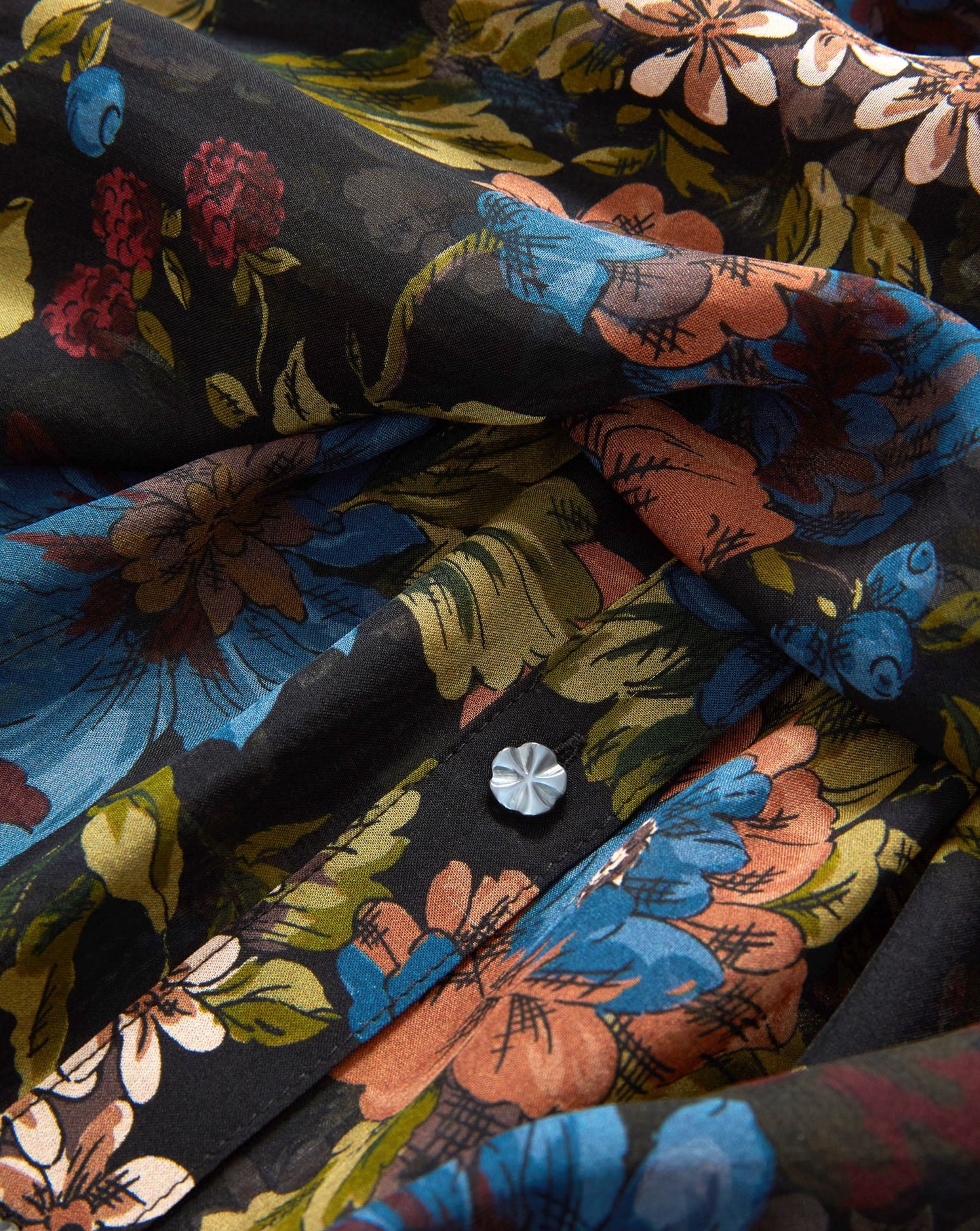 Veronica Beard Ashlynn Blouse in Black Multi