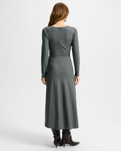 Veronica Beard Theodora Dress in Medium Heather Grey
