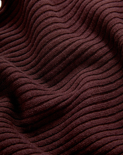 Veronica Beard Emil Cashmere Pullover in Dark Currant