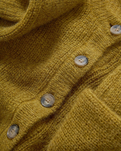 Veronica Beard Gilmour Mohair Cardigan in Moss