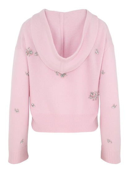 Simkhai Karmen Embellished Hooded Top (More Colors)