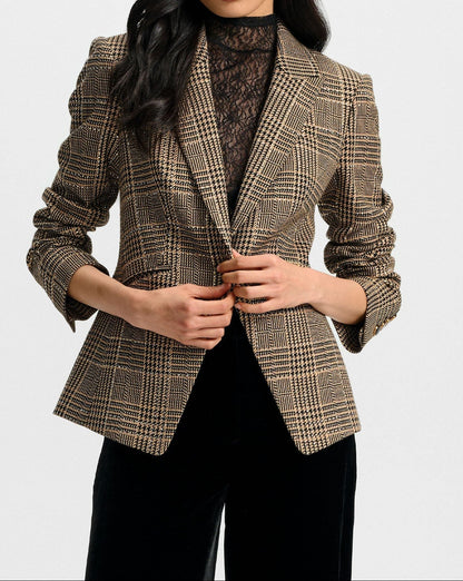 Veronica Beard Kendryn Embellished Dickey Jacket in Black Multi