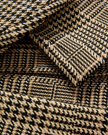 Veronica Beard Pavaline Houndstooth Mini Skirt in Black Multi