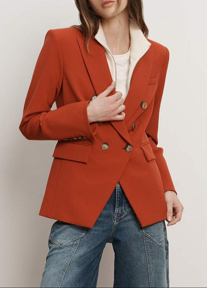 Veronica Beard Miller Dickey Jacket in Carnelian Red