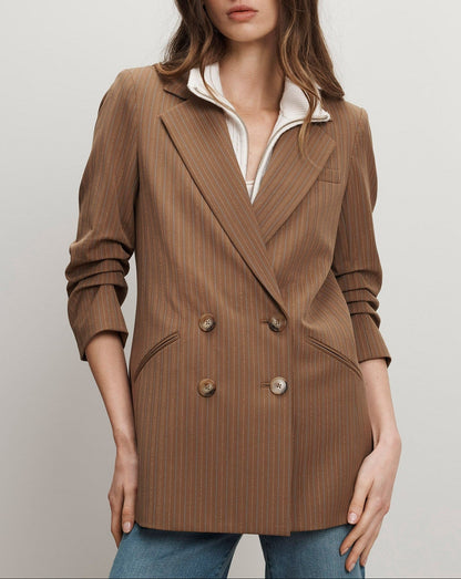 Veronica Beard Rupert Dickey Jacket in Malt Multi