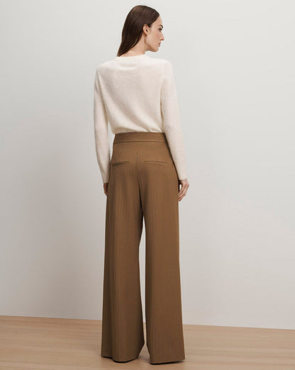 Veronica Beard Rimini Wide-Leg Pant in Malt Multi