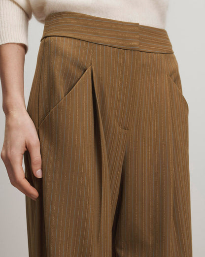Veronica Beard Rimini Wide-Leg Pant in Malt Multi