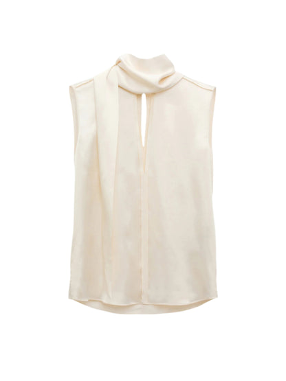 Dorothee Schumacher Sense Of Shine Blouse in Eggshell