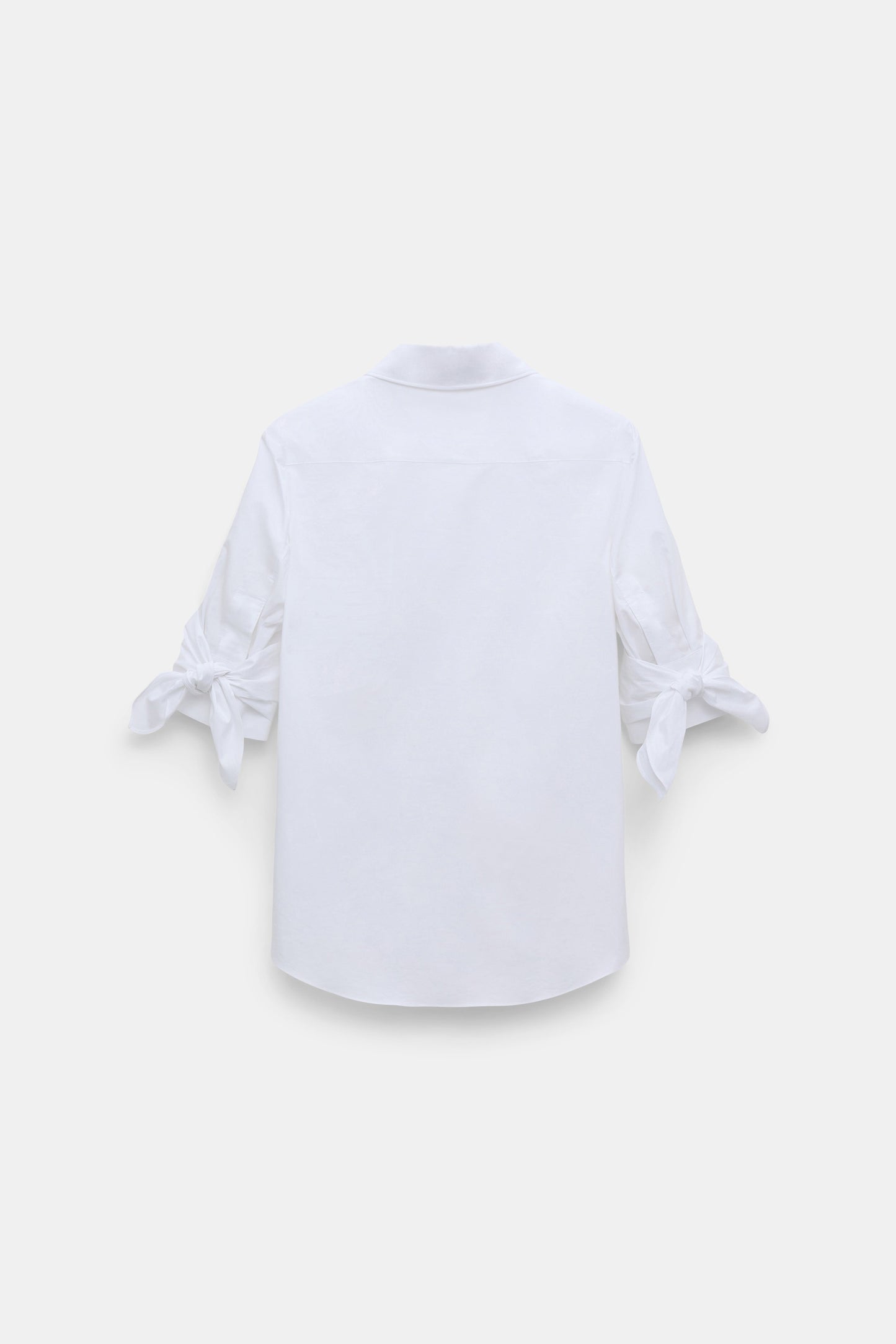 Dorothee Schumacher Pure Power Removable Tie Shirt in Pure White