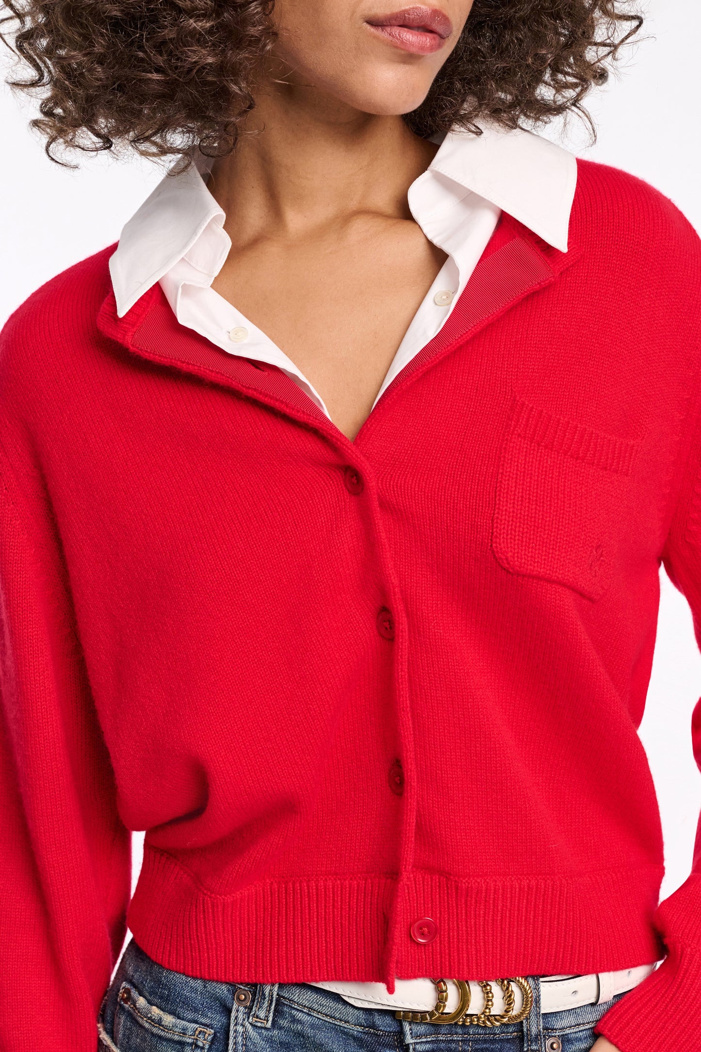 Dorothee Schumacher Elegant Statements Cardigan in Lollipop