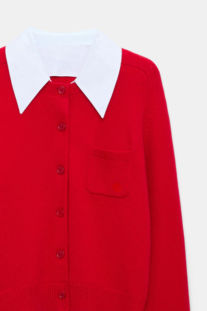 Dorothee Schumacher Elegant Statements Cardigan in Lollipop