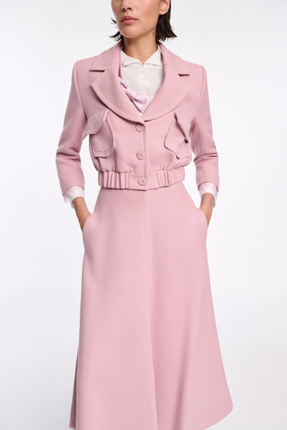 Dorothee Schumacher Layered Coolness Jacket in Lilac