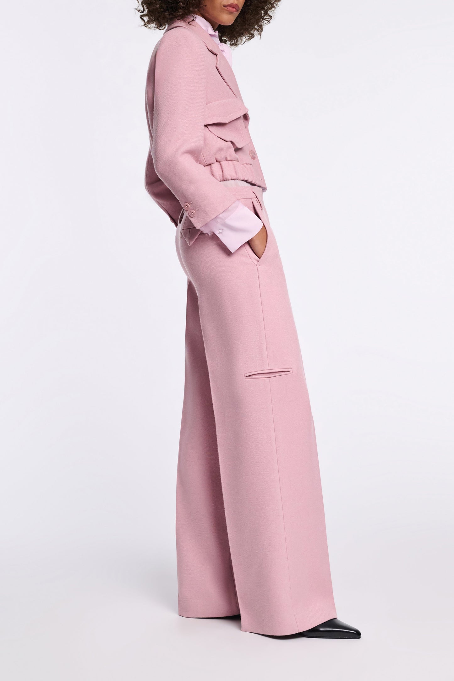 Dorothee Schumacher Layered Coolness Jacket in Lilac