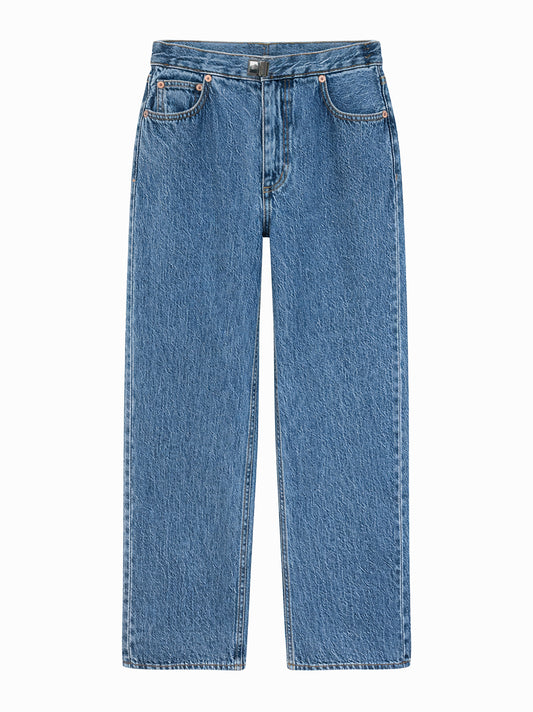 Still Here Buckle Jean in Classic Blue