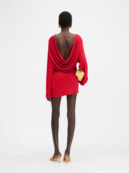 Jacquemus The Croisière Dress in Red