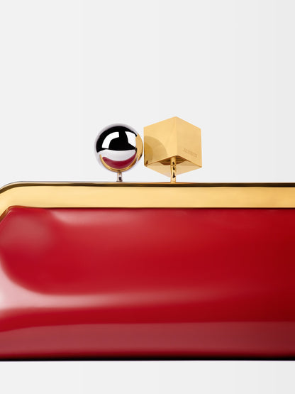Jacquemus The Salon Clutch in Red