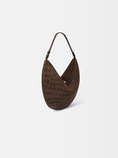 Jacquemus The Ovalo Bag in Dark Brown