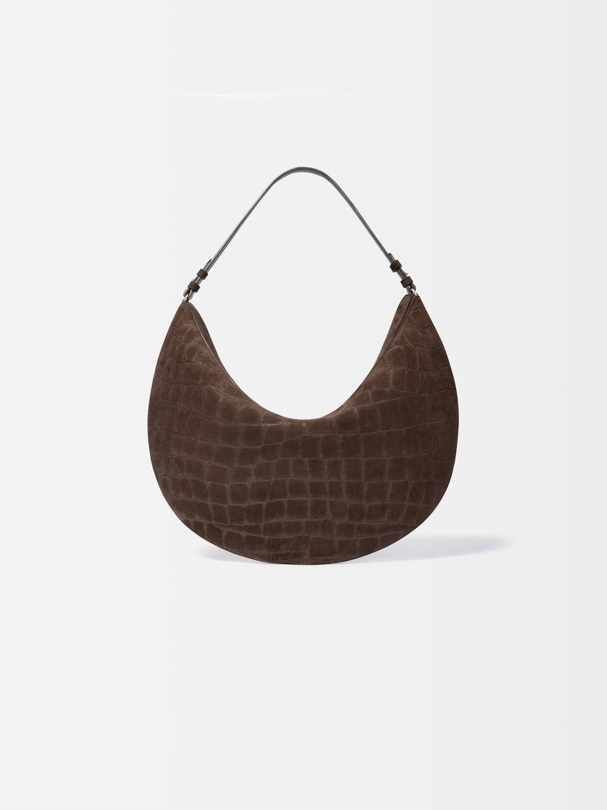 Jacquemus The Ovalo Bag in Dark Brown