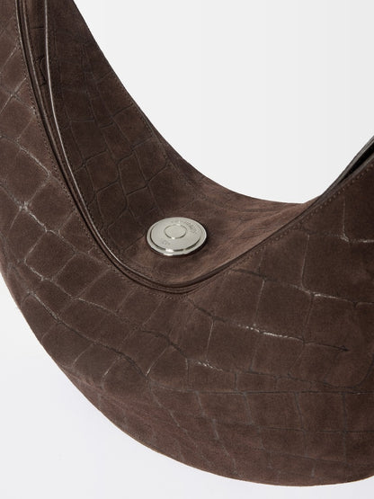 Jacquemus The Ovalo Bag in Dark Brown
