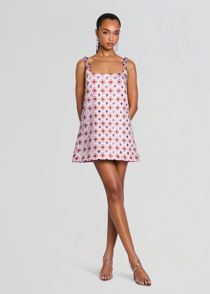 Retrofête Zephyra Embellished Dress