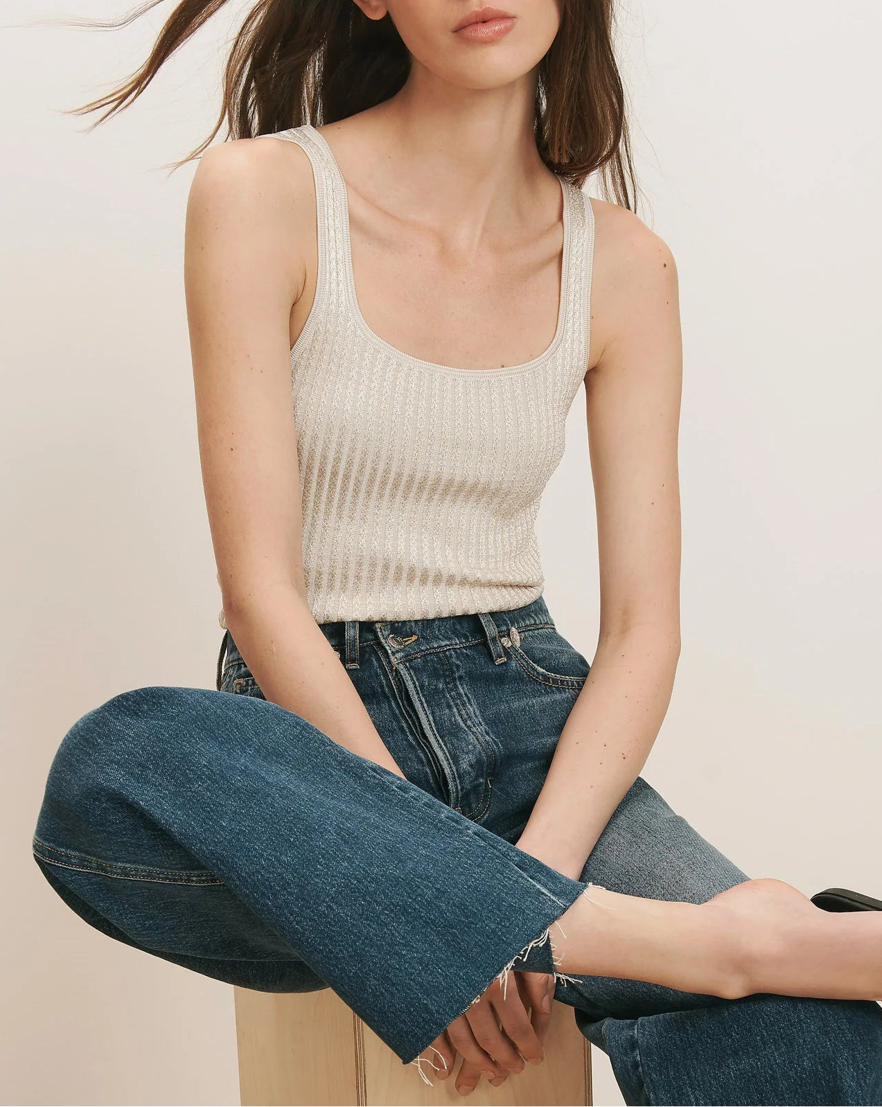 Veronica Beard Sandra Knit Tank Top (More Colors)