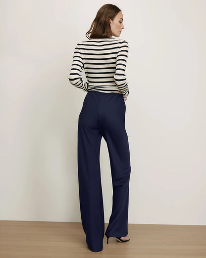 Veronica Beard Braddock Pant in Navy