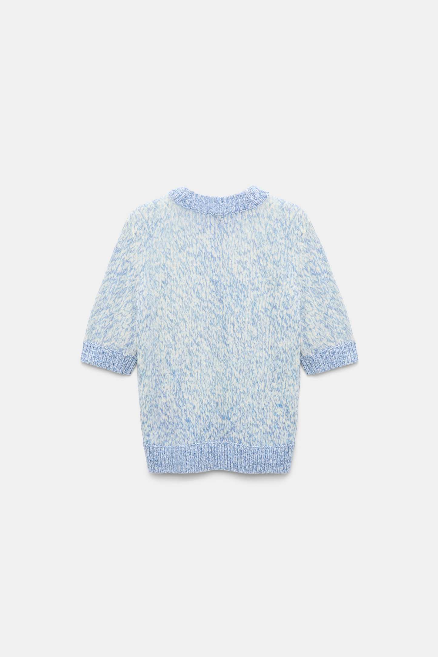 Dorothee Schumacher Fine Colortwist Sweater in Blue Mouline
