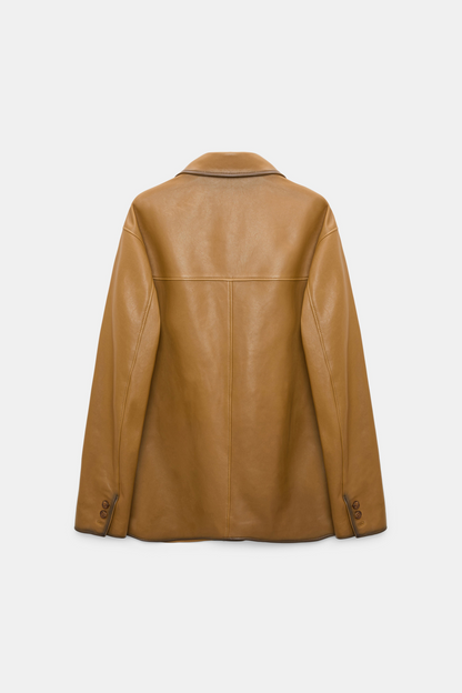 Dorothee Schumacher Sleek Statement Jacket in Saffron