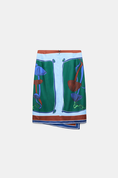 Dorothee Schumacher Cosmic Funghi Skirt in Colorful Ribbon