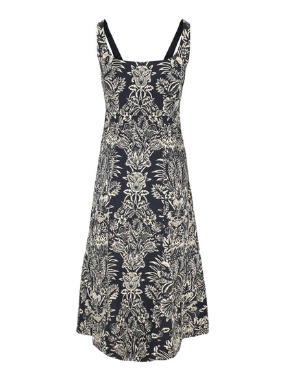 Ulla Johnson Natali Tank Cotton Dress in Noir Flora