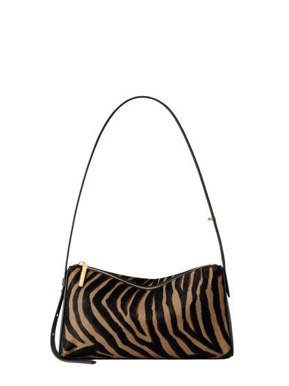 Veronica Beard Calf Hair Prism Bag in Tan Multi