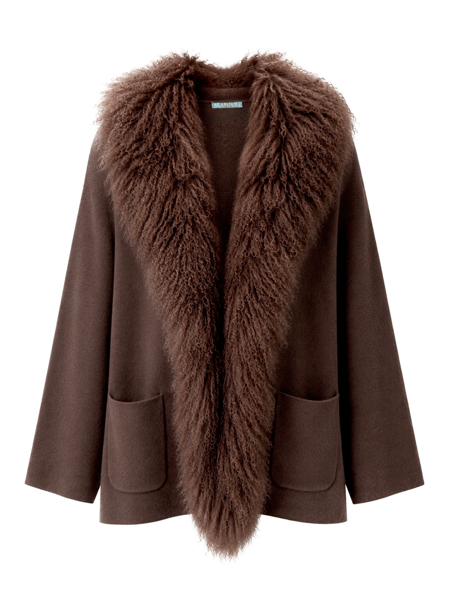 Alashan Cashmere Lamb Trim Merino Cardigan (More Colors)