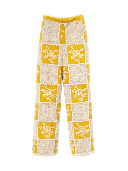 Farm Rio Lace Pants in Off-White