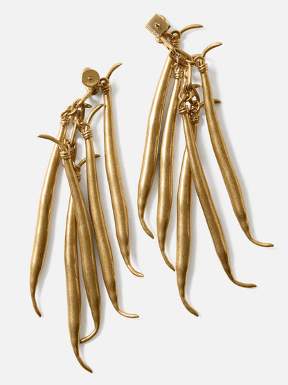 Jacquemus Haricots Earrings in Gold