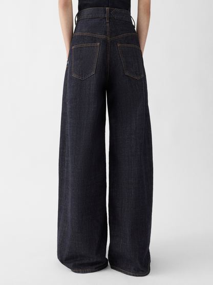 Jacquemus The Souro De-Nîmes Denim Pants in Dark Navy