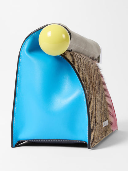 Jacquemus La Pochette Rond Carre in Multicolor Patchwork