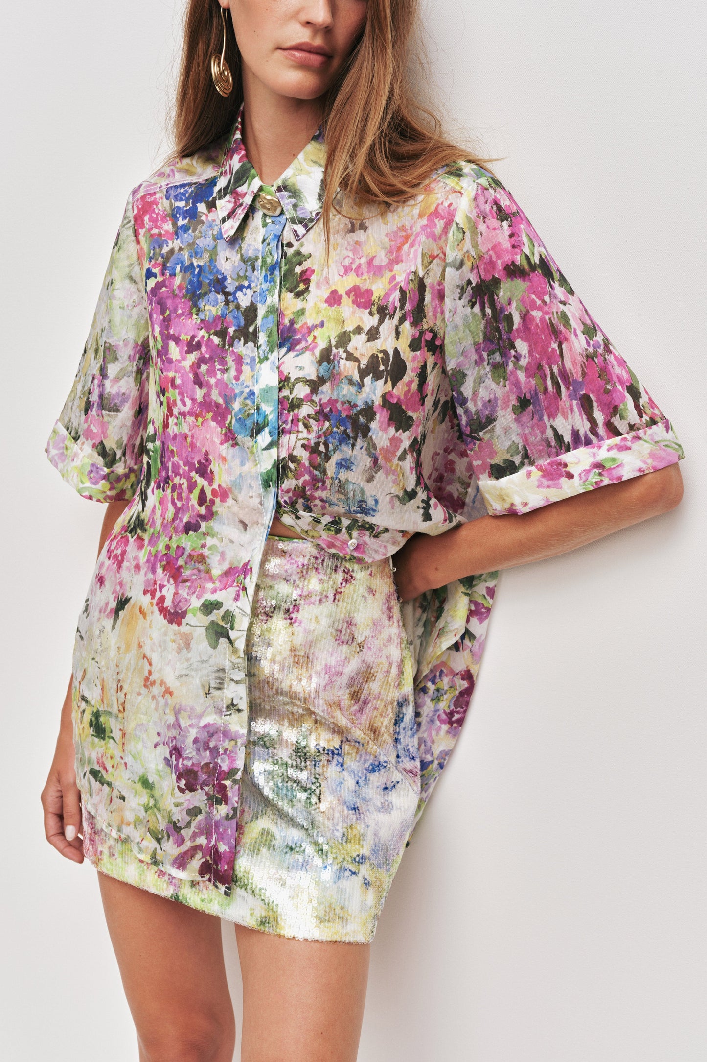 Aje Adina Shirt in Lavandula