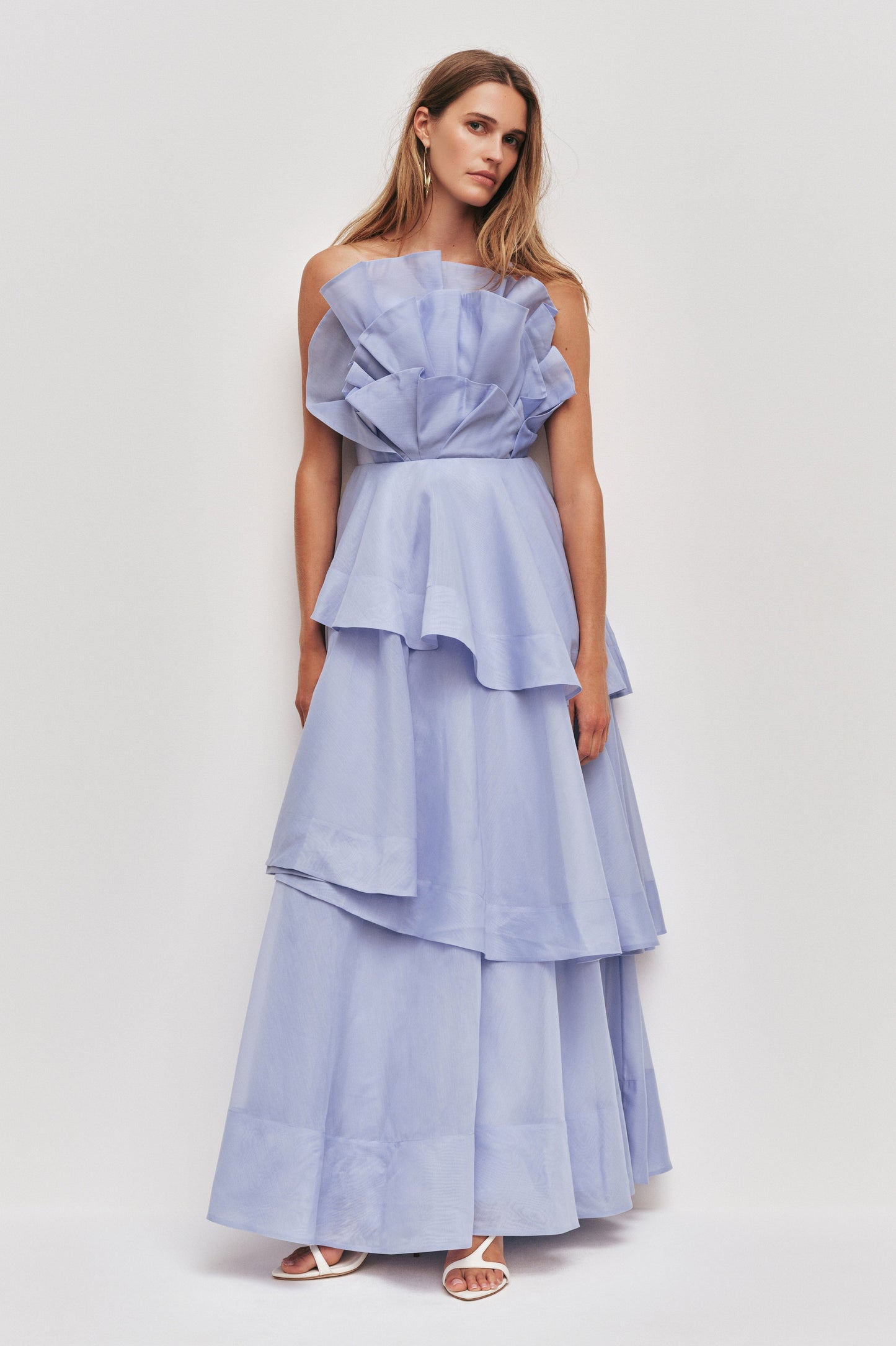 Aje Selestia Gown in Pale Blue